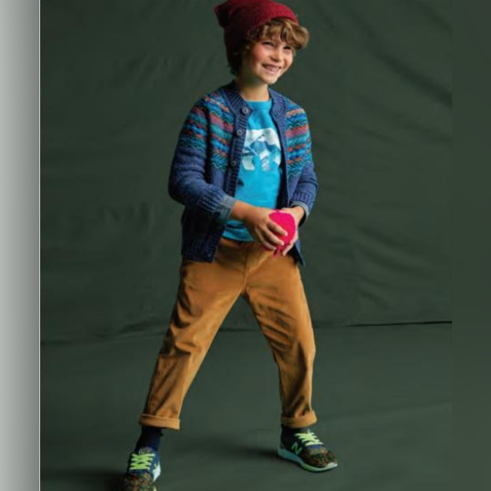 Tea Collection Boys Fair Isles Cardigan Sweater